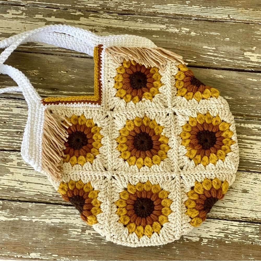Handmade Sunflower Bag